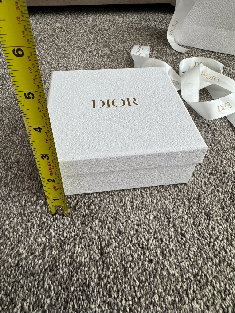 Empty Dior Gift Bag & Box with Ribbon - Picture 6 of 9